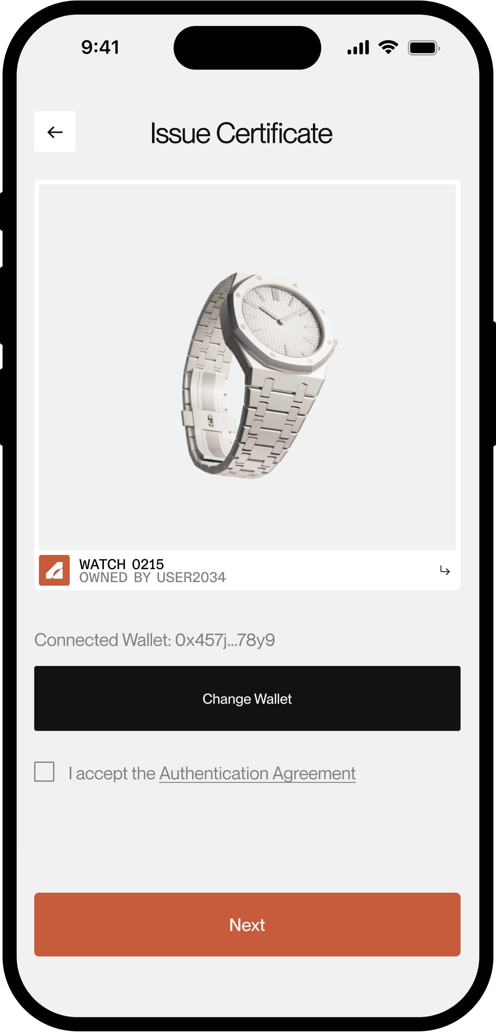 Step 3 — Certificate created