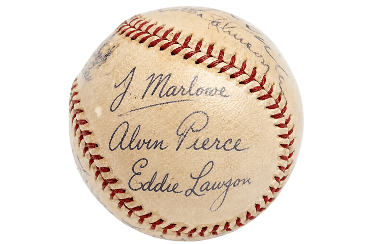 Signierter Baseball